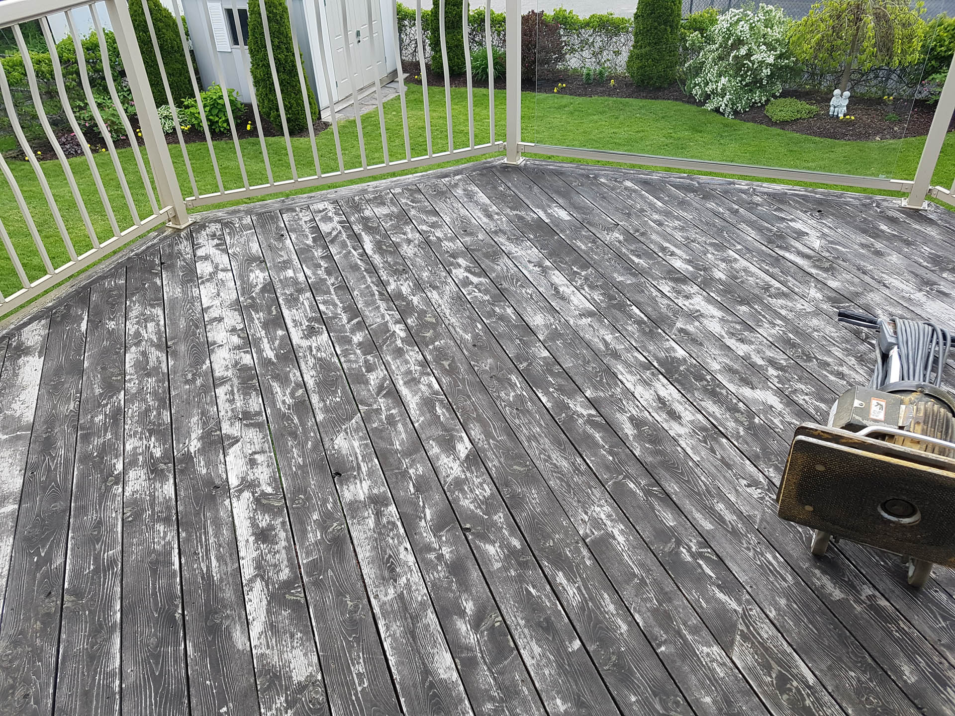 old worn deck